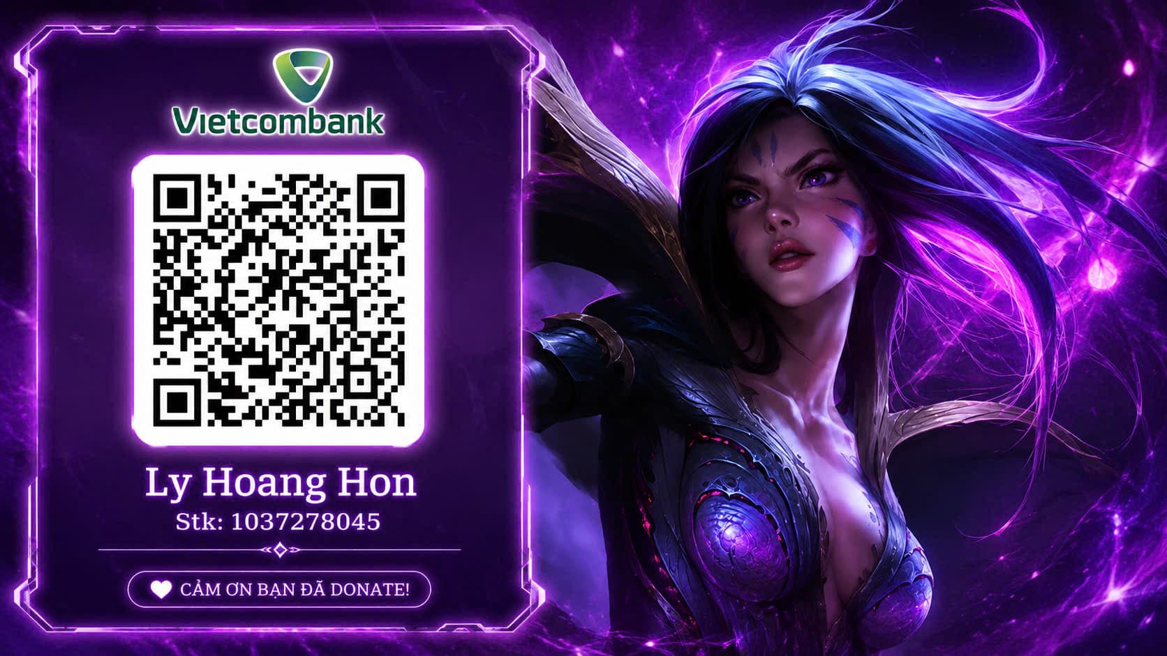 QR donate Vietcombank Em Kiss